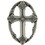 Eagle Emblems P00715 Pin-Religious, Cross (1")