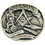 Eagle Emblems P00722 Pin-Org,Masonic Pewter (1")