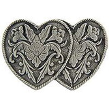 Eagle Emblems P00733 Pin-Hol, Heart, Two, Pwt (1