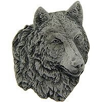 Eagle Emblems P00739 Pin-Wolf, Pewter (1")