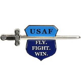 Eagle Emblems P00812 Pin-Sword,U.S.Air Force (1-5/8