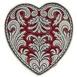 Eagle Emblems P00821 Pin-Hol, Heart, Single (1