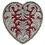 Eagle Emblems P00821 Pin-Hol, Heart, Single (1")