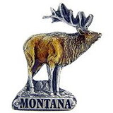 Eagle Emblems P00865 Pin-Montana,Elk (1