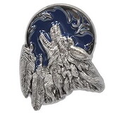 Eagle Emblems P00896 Pin-Wolf, Feather (1