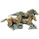Eagle Emblems P00932 Pin-Horse, Running(3) (Pwt) (1