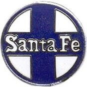 Eagle Emblems P01001 Pin-Rr,Santa Fe (1")