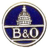 Eagle Emblems P01008 Pin-Rr, B&O (1
