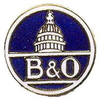 Eagle Emblems P01008 Pin-Rr, B&O (1")