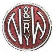 Eagle Emblems P01026 Pin-Rr, N&W Railroad (1")