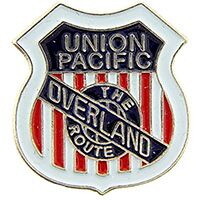 Eagle Emblems P01056 Pin-Rr,Union Pac.Overland (1")