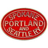 Eagle Emblems P01070 Pin-Rr,Spokane Portland &Amp; (1