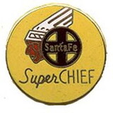 Eagle Emblems P01098 Pin-Rr, Santa Fe Super Chief (1