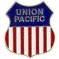 Eagle Emblems P01161 Pin-Rr, Union Pac. (1")