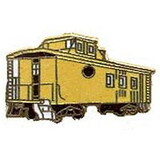 Eagle Emblems P01197 Pin-Rr, Caboose, Ylw (1