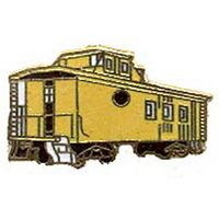 Eagle Emblems P01197 Pin-Rr,Caboose,Ylw (1")