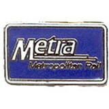 Eagle Emblems P01465 Pin-Rr, Metra Logo (1