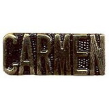 Eagle Emblems P01472 Pin-Rr,Carmen Script (1