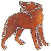 Eagle Emblems P01512 Pin-Coyote, Standing (1")