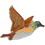 Eagle Emblems P01532 Pin-Bird,Duck,Flying (1")