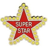 Eagle Emblems P01673 Pin-Super Star (1