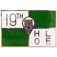 Eagle Emblems P01814 Pin-Golf, 19Th Hole (1")