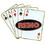 Eagle Emblems P01969 Pin-Game, Reno, 4 Aces & Ki (1")