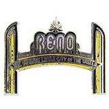 Eagle Emblems P01975 Pin-Game, Reno, New Arch (1