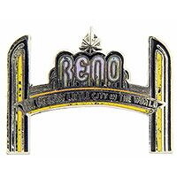 Eagle Emblems P01975 Pin-Game,Reno,New Arch (1")