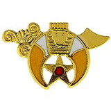 Eagle Emblems P02002 Pin-Org, Shriner, Emblem (Med) (1