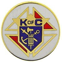 Eagle Emblems P02013 Pin-Org,Knights Of Columbus (7/8")