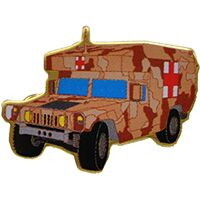 Eagle Emblems P02043 Pin-Humvee, Ambulance (1")