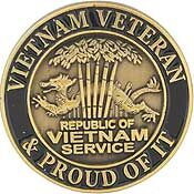 Eagle Emblems P02046 Pin-Viet,Veteran (1")
