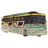Eagle Emblems P02077 Pin-Bus,Old School (1")