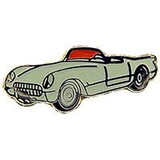 Eagle Emblems P02078 Pin-Car, Corvette, '54 (1