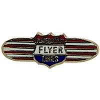 Eagle Emblems P02147 Pin-Rr,American Flyer (1")