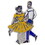 Eagle Emblems P02252 Pin-Square Dancers, Ylw (1")