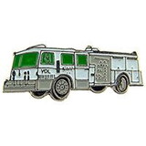 Eagle Emblems P02337 Pin-Fire,Truck,Wht 1000GPM, (1