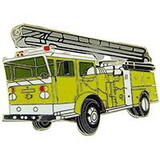 Eagle Emblems P02343 Pin-Veh, Fire, Truck, Ylw (1