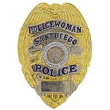 Eagle Emblems P02761 Pin-Pol, Bdg, Ca, San.Dieg Police Woman (1