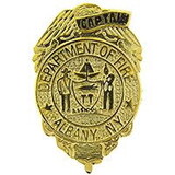 Eagle Emblems P02929 Pin-Fire, Bdg, Ny, Albany- Captain Dept.Of Fire (1