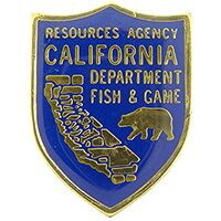 Eagle Emblems P02995 Pin-Fire, Pch, Ca, Dept.Of- Fish & Game (1")