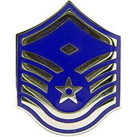 Eagle Emblems P03106 Rank-Usaf,E7,Mst.Sgt.Dia (LRG), (1-7/16")