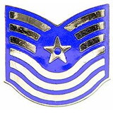 Eagle Emblems P03116 Rank-Usaf,E7,Mst.Sgt. (1-1/16