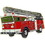 Eagle Emblems P03495 Pin-Veh, Fire, Truck, Red, W/ Ladder (1-5/8")