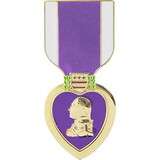 Eagle Emblems P03512 Pin-Medal,Purple Heart,Lg (1-5/8