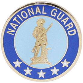 Eagle Emblems P03659 Pin-National Guard E (Lrg) (1-1/2")