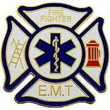 Eagle Emblems P03756 Pin-Fire & Emt (1-1/2