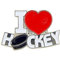 Eagle Emblems P03912 Pin-Nhl,I Love (1")