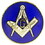Eagle Emblems P05213 Pin-Org, Masonic Blue Ldg (1")
